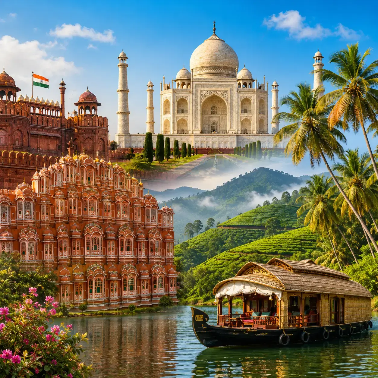 Golden Triangle & Kerala