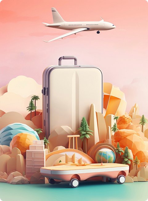 Travel collage